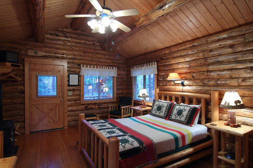 Silverwolf Log Chalets Coram Eksteriør bilde