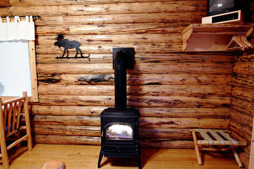 Silverwolf Log Chalets Coram Eksteriør bilde
